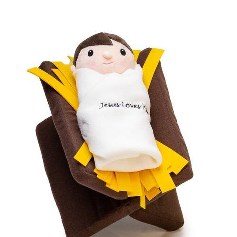 Miracle in a Manger Gift Set: Enchanting Plush Toy, Storybook, and Activity Cards for a Meaningful Christmas Experience