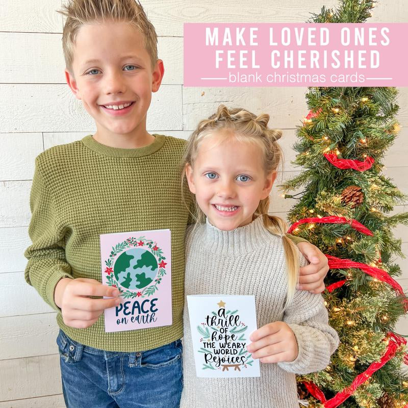 24 Religious Christmas Cards with Envelopes Christian Christmas Cards with Envelopes - Nativity Christmas Cards with Envelopes Religious Christmas Cards Bulk, Blank Merry Christmas Cards Religious